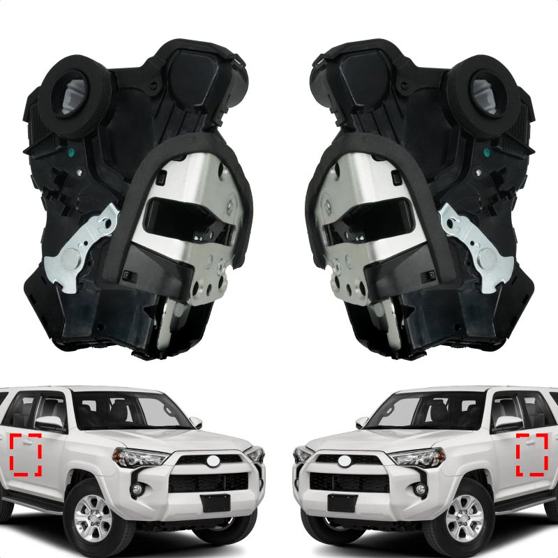 Blycorul 2 قطعة محرك قفل الباب الأمامي متوافق مع Tundra، Camry، 4Runner، Rav4، Lexus RX350 RX450h، Scion tC xB xD | يستبدل # 931-401، 931-403 | جانب السائق الأيسر وجانب الراكب الأيمن - Image 1